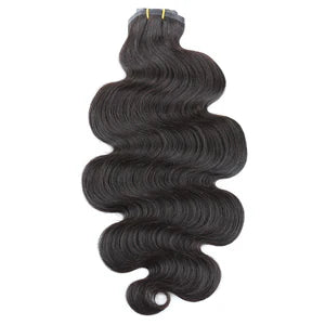 Seamless Clip in Hair Extensions Human Hair Body Wave