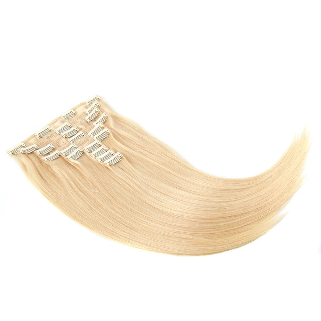 Clip-In Hair Extensions 613 Blonde