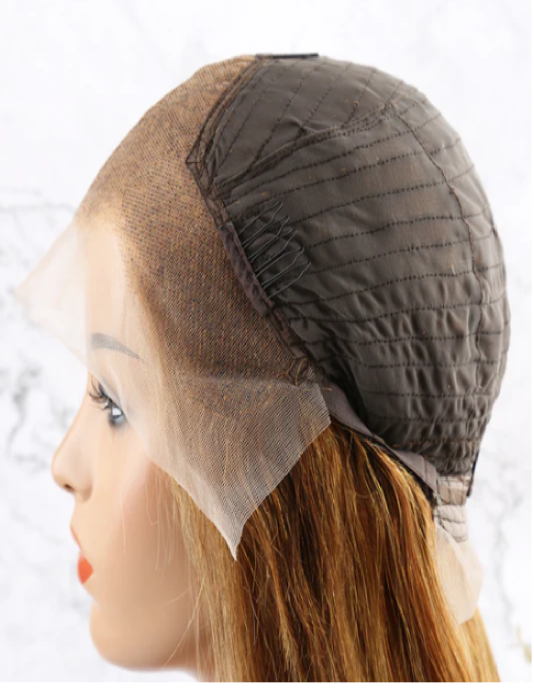 4/27 Lace Front Wig High Light Color Wig Straight