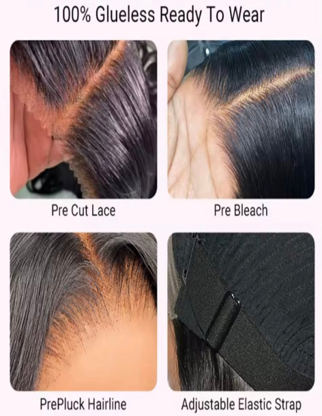 Yaki Straight Bob Wig Pre Cut Pre Bleached 7x5 Lace Closure Glueless Wigs