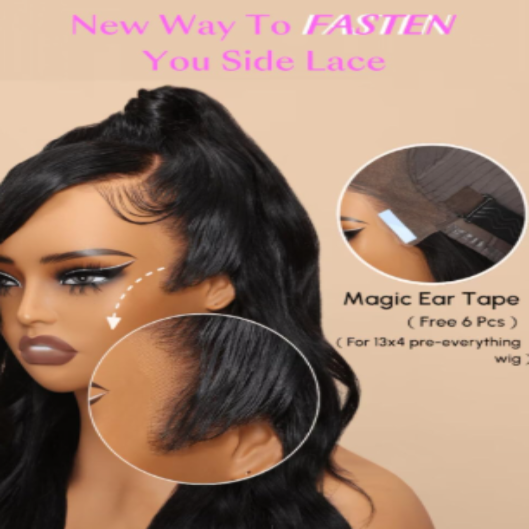 Glueless Frontal Wig Balayage Highlight Body Wave 13X4 HD Pre Cut Lace Front Wigs Human Hair Pre Bleached Knots Human Hair Wig Pre Plucked 150% Density
