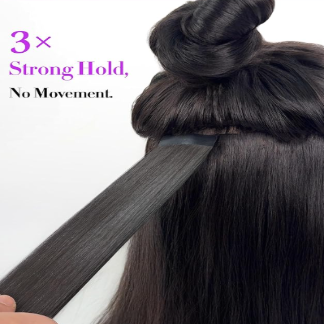 Tape in Hair Extensions Human Hair Yaki Straight