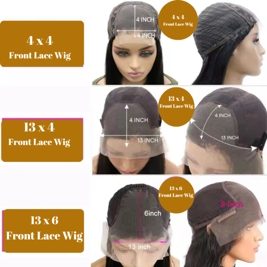 13x6 Lace Front Wigs 100% Human Hair Straight