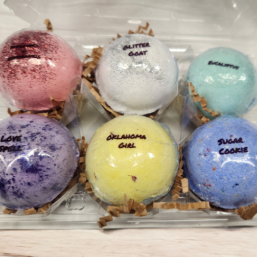 Bath Bomb Egg Crate ~ Half dozen