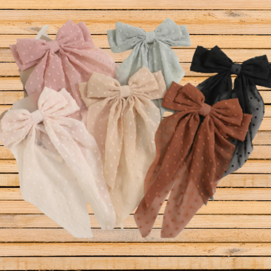 Multi Color Hair Bows