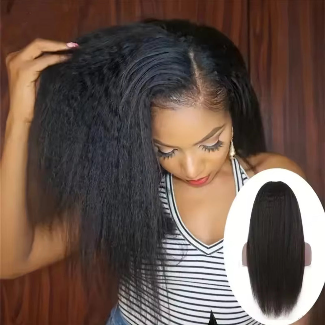 Kinky Straight V Part Wig