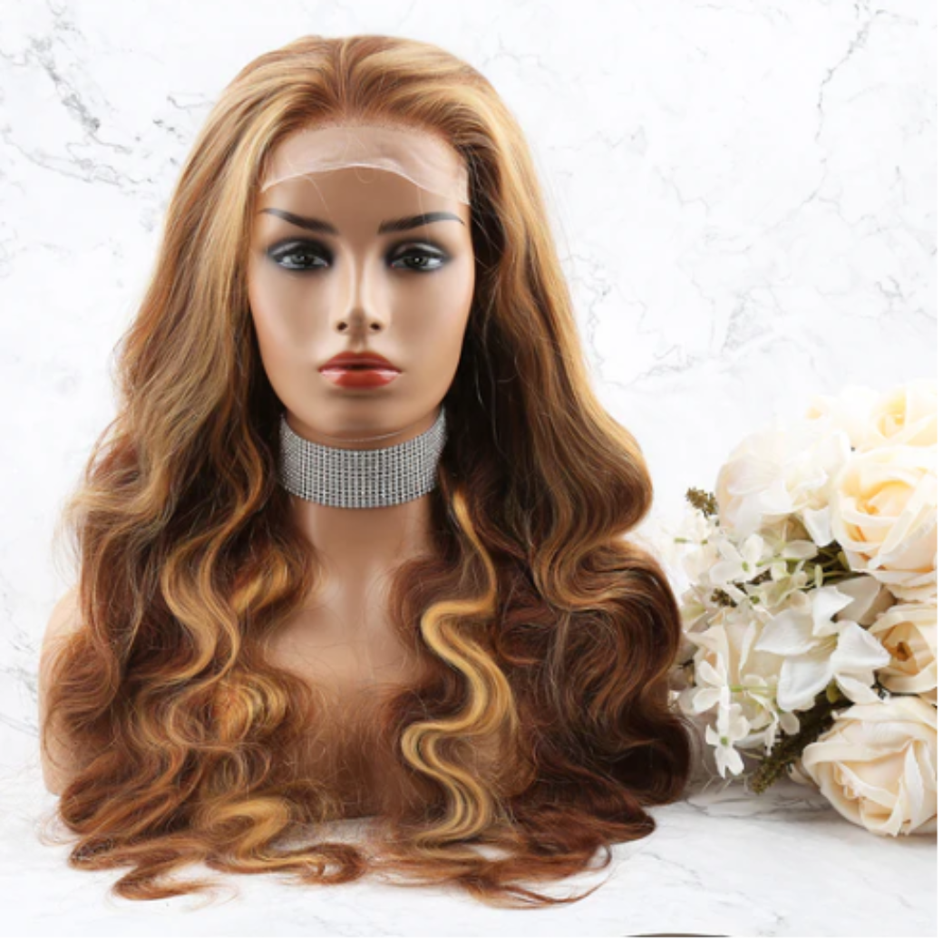 5x5 Closure Wig High Light Color Wig Body Wave