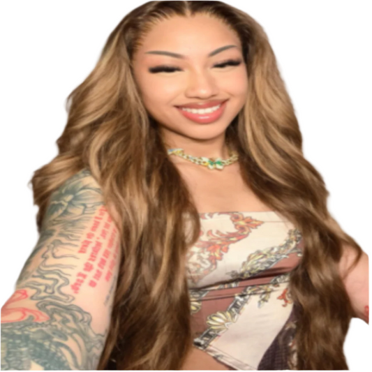 Invisible Knots Lace Front Wigs Human Hair Honey Blonde Highlight Pre Everything Glueless Wig Human Hair Pre Plucked Pre Cut 150% Density