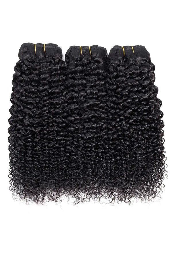 Cambodian Virgin Hair Bundle Kinky Curly Natural Color