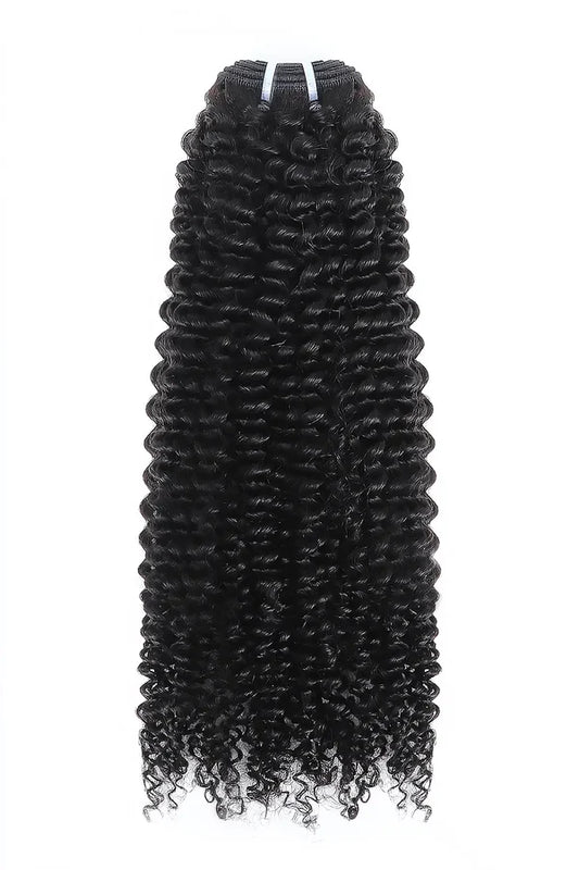 Cambodian Virgin Hair Bundle Kinky Curly Natural Color