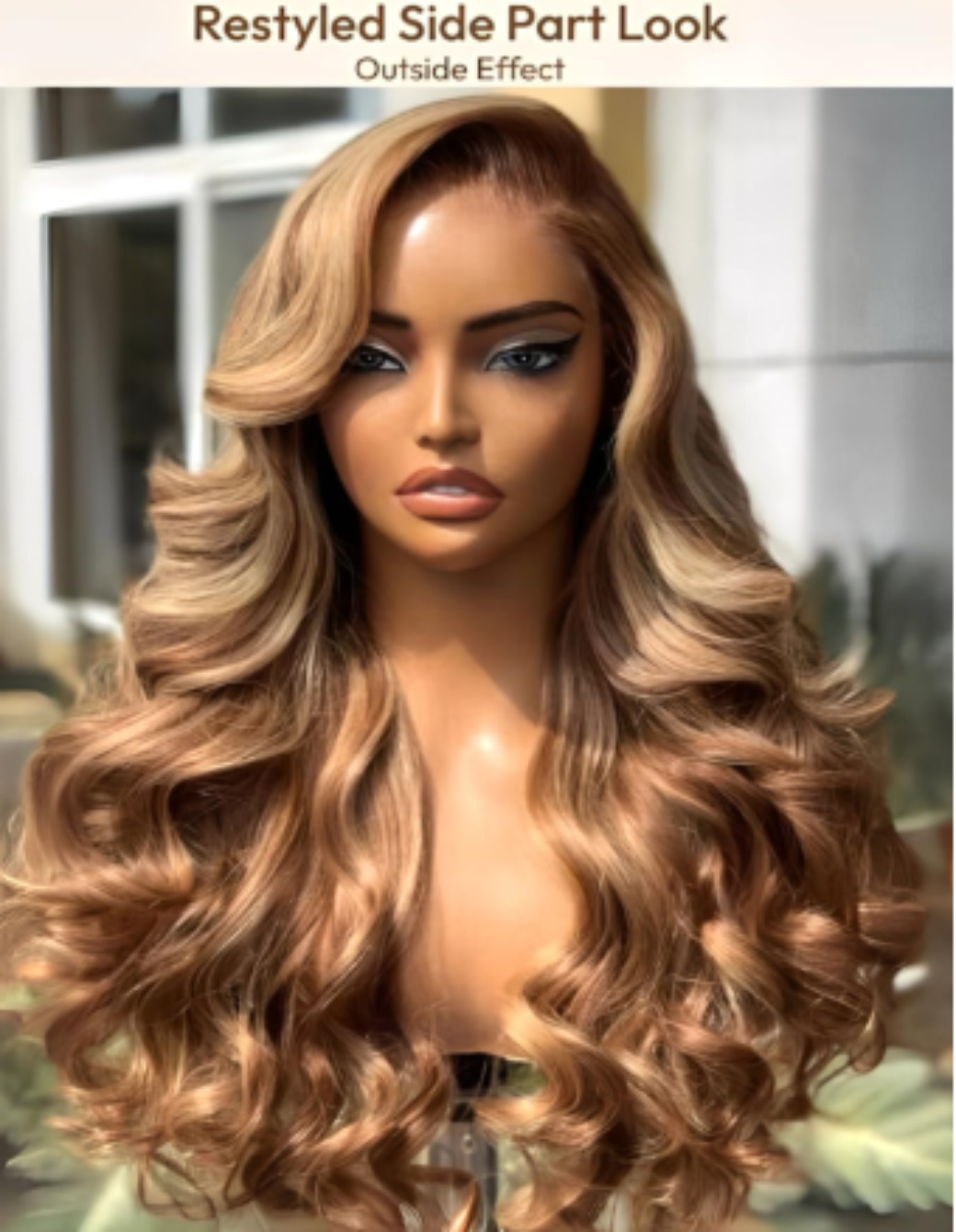 Invisible Knots Lace Front Wigs Human Hair Honey Blonde Highlight Pre Everything Glueless Wig Human Hair Pre Plucked Pre Cut 150% Density