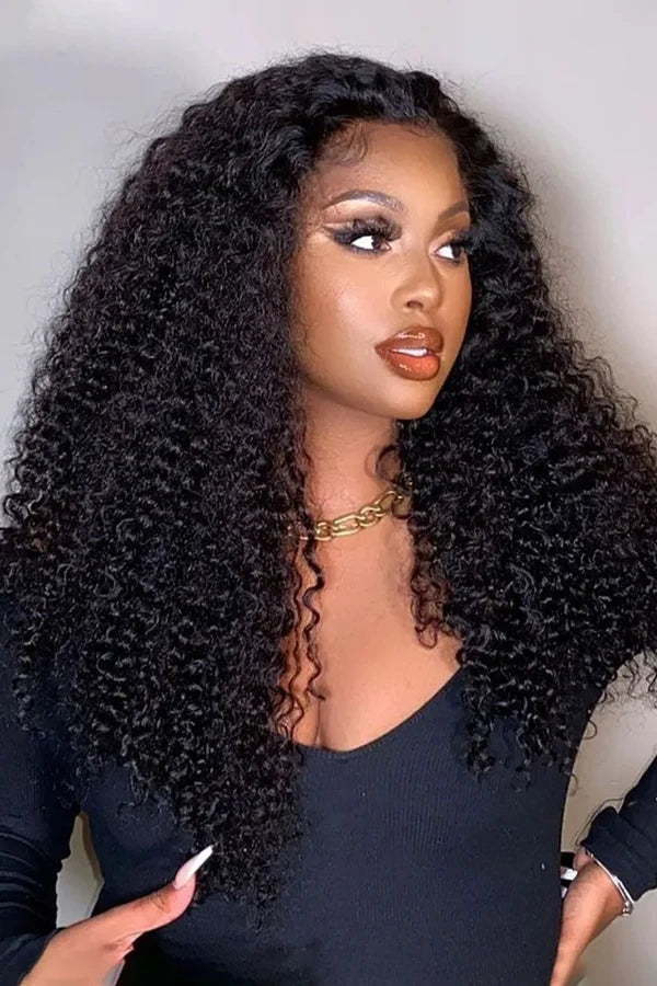 Cambodian Virgin Hair Bundle Kinky Curly Natural Color